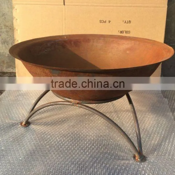 2017 Hot Sale Antique Outdoor Wood Burning Cast Iron Fire Pit With Stand photo-6