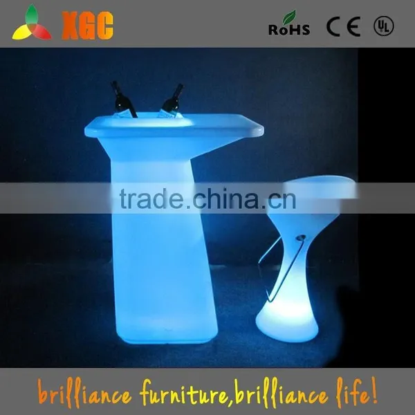 Plastic LED Lighitng Function Portable Table With Plastic Table photo-4