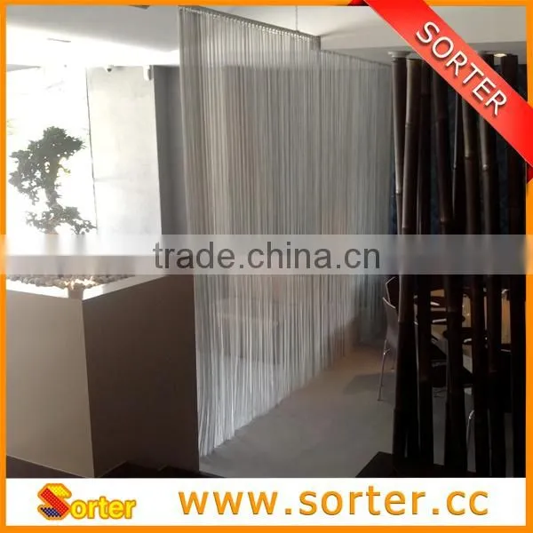 High Quality Silver Aluminum Mesh Used Office Room Partition Mesh Curtain photo-3