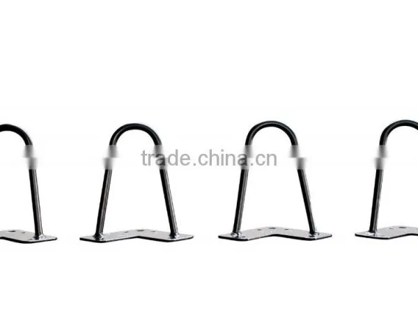 Home Furniture Hardware Black Powder Coated Cabinet Metal Hairpin Leg photo-3