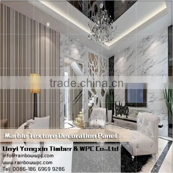 Non-flammability Marble Texture Ceilings photo-5