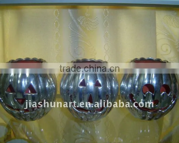 Electroplating Pumpkin Candle Stick