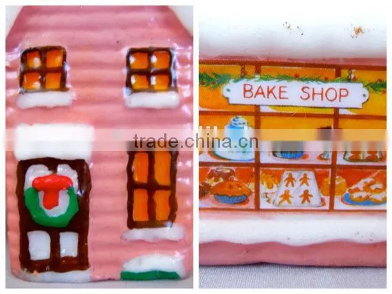 Christmasville Christmas Village Pink Shop Candles photo-4