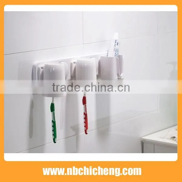 Strong Suction Cup Toothbrush Holder Wash Rack Holder Toothbrush Holder Shaver Hanger Bathroom Sets photo-2