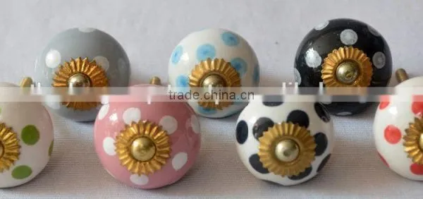 Mix Design Unique Hand Painted Drawer Knobs photo-4