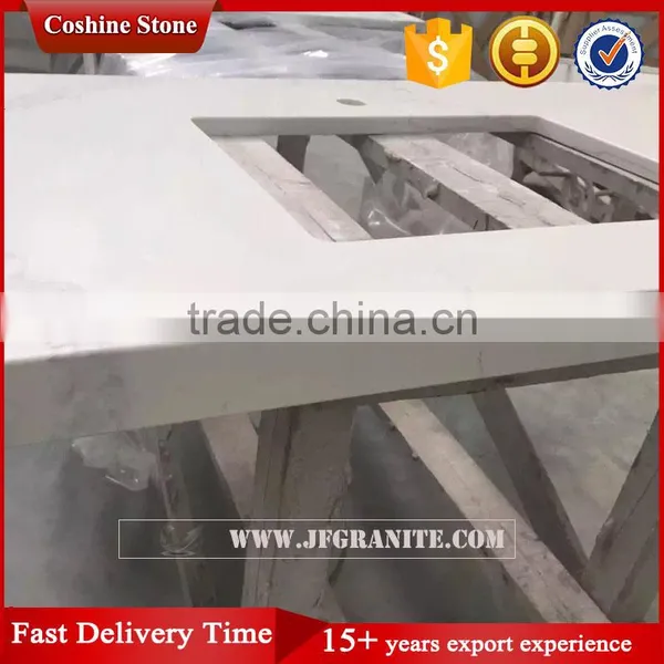 Hot Selling Ice White Quartz Countertop photo-5
