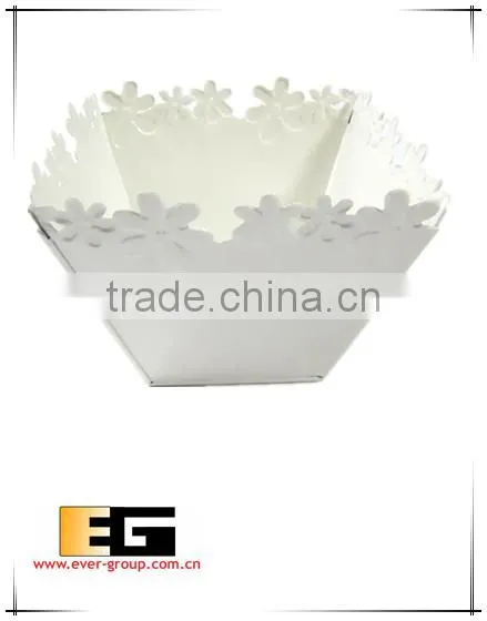 Colourful Sqaure Metal Flower Pot Flower Bucket photo-5