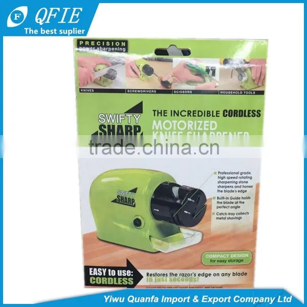 As Seen on TV Multifunction Motorized Knife Sharpener Swifty Sharp for Kitchen photo-6