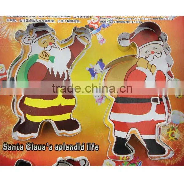 Christmas Designer Cake Cutter Fondant Decorative Fruit Cutters Cheap Metal Cookie Cutters photo-3