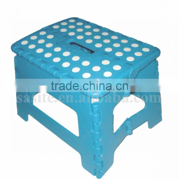 Indoor Outdoor Plastic Adjustable Folding Step Stool photo-5