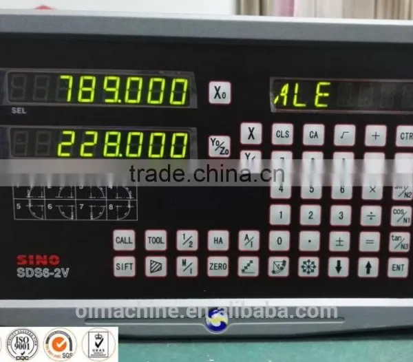 Digital Readout (DRO) With 2 Axis, SINO Dro, SDS6-2V for Lathe, Milling, Drilling, Grinding and Boring Machine photo-2