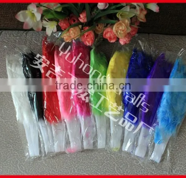 Colorful Party Feather Fan for Promotion photo-2