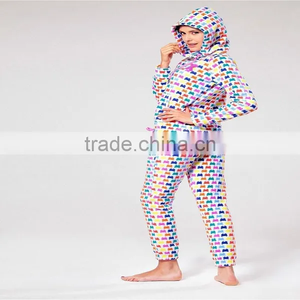 Newest Couple Pajamas With Coral Fleece Pajama ,high Quality Printing photo-5