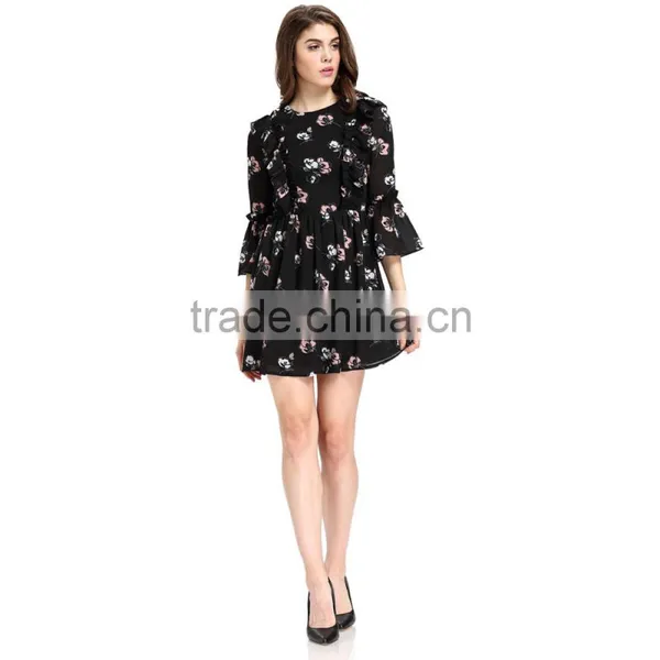 Digital Printing Ladies Fashion Dresses With Pictures photo-5