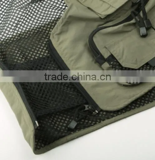 Black High Visibility Safety Vest Fishing Safety Vest photo-4