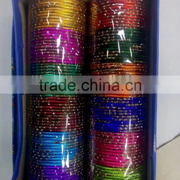 Wholesale Aluminium Bangle Sets, Indian Churi Bracelet,Plain Bangle Sets photo-4