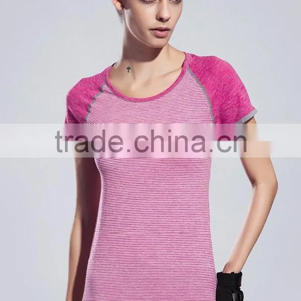 Outdoor Fashion Stripes Running t Shirt photo-3