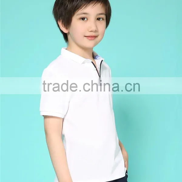Fashion New 2016 Boys T Shirts White Casual Boys t Shirt /polo t Shirts Kids Brand With Short Sleeve photo-6