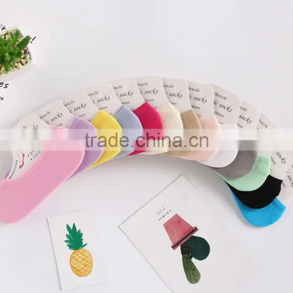 Zm40572b Summer Ventilate Velvet Women Cotton Socks Ladies Fancy Low-cut Liners Socks photo-6