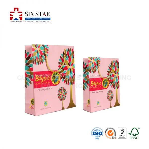 China Seller Customized Paper Gift Packaging Bags With Handmade Accessories photo-5