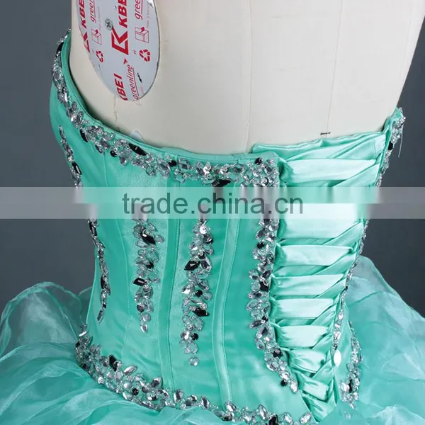 Beaded Sweetheart Ball Gown Evening Dress photo-6
