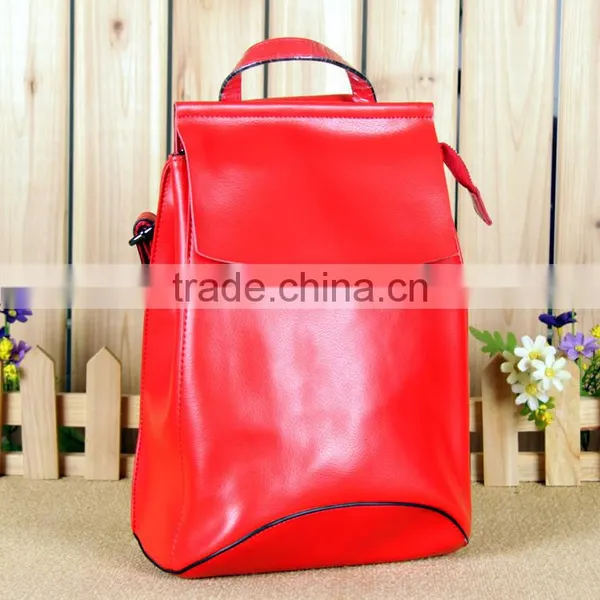 Packpack Leather 2017 New Hot Selling Girls' Leather Backpack photo-2