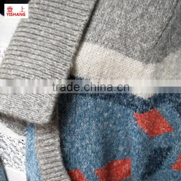 60%Acrylic 30%Nylon 10%Wool Fashion Jacquard Lady Fashion Sweater photo-3