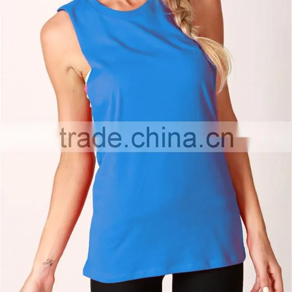 2016 Guangzhou Summer 100% Bamboo Fiber Printed Plain Dyed Wholesale Tops For Women photo-2