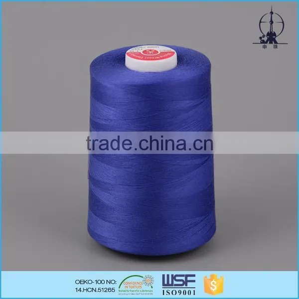 High Tenacity Dyed 60s/3 Poly Core Thread for Leather Products photo-4