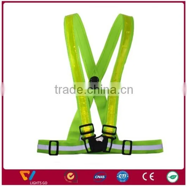 hi Vis Reflective Safety Vests / Dark Green Led Reflective Vest for Safety photo-2