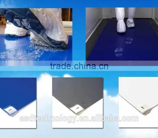 White/Blue Cleanroom Sticky Mat