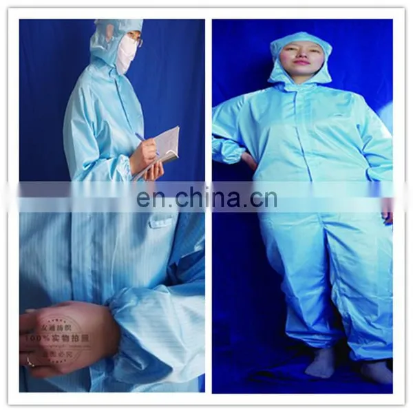 Clean Room Esd Fabric Clothes Antistatic Cleaning Garment Workwear photo-3