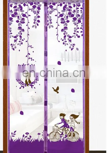 Durable and Hotsale Magnetic Curtains 100% SOFT Mesh Screen Door For Agaainst Mosquito and Home Decoration photo-2