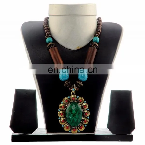 Vinatge Costume Jewelary -Pearl Neckalce -Colorful Fastion Necklace photo-3