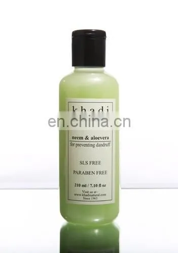 Khadi Natural Herbal Neem & Aloevera Herbal Shampoo- SLS & Paraben Free