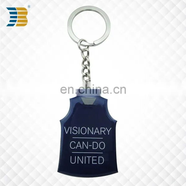 3d Vest Shaped Promotional Custom Metal Keychain photo-3