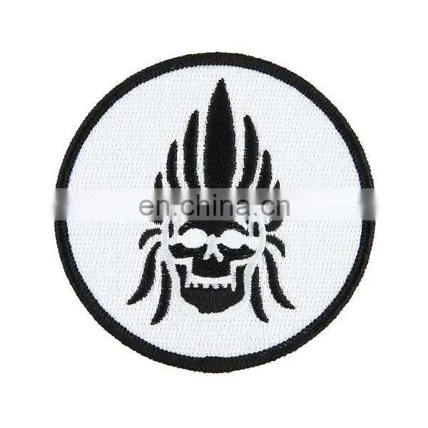 High Quality Customed Skeleton Embroidered Keyring photo-5