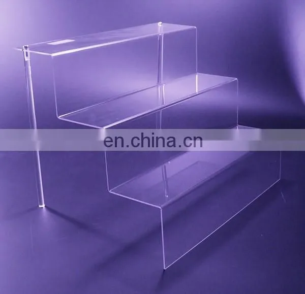 Custom Plexiglass/lucite/clear Acrylic Stair Step Display photo-2