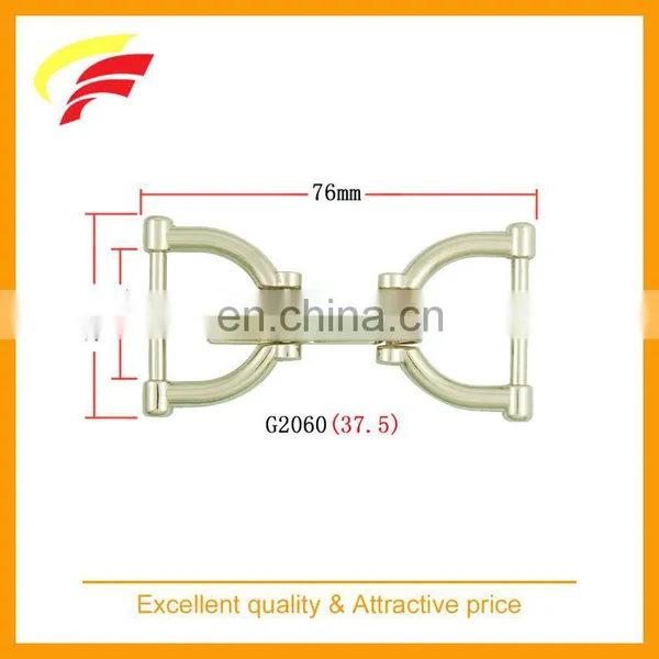 Factory Price Zinc Alloy Hook and Loop Belt Buckle for Coat photo-6