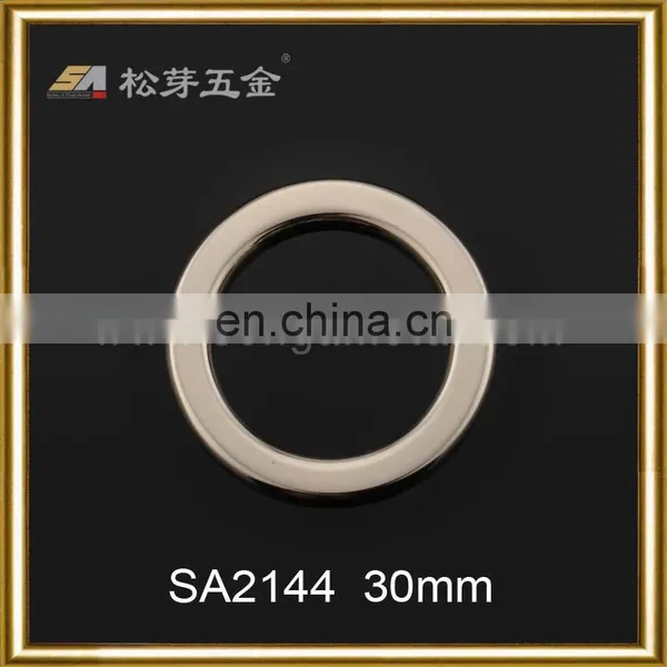 Fashion High Quality Solid Flat Metal O Ring for Handbags Straps photo-2