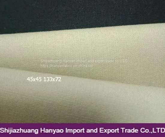 Dyed Poplin Woven Fabric T/C 65/35 45x45 133x72 for Medical Care