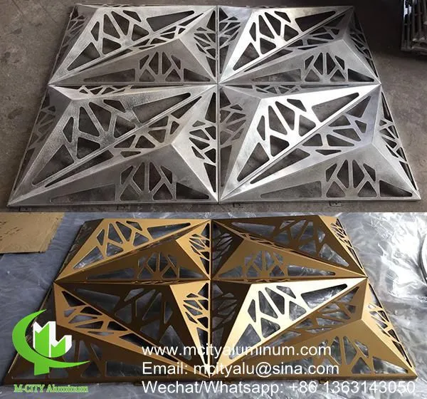Architectural Aluminum Wall Cladding CNC Metal Perforated Sheet photo-2