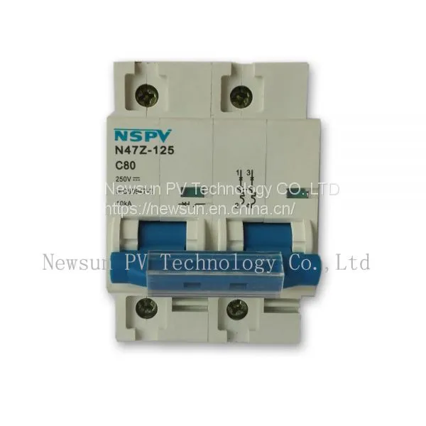 DC and AC 1-4P 250-1200VDC Non Polarity Miniature Circuit Breaker With C Curve photo-4