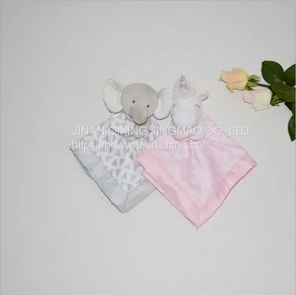 Factory Sell Instant Use Elephant Towel Plush Toy Unicorn Blanket photo-5