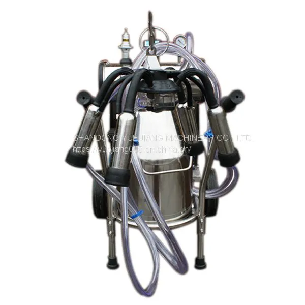 Farm Equipment Dairy Small Mobile Portable Mini Automatic Cow Milking Machine With Price photo-3