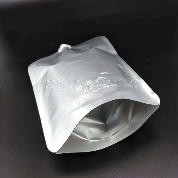 China Wholesale Aluminum Foil Empty Stand up Plastic Packaging Bag for Shampoo/75% Alcohol Bag photo-4
