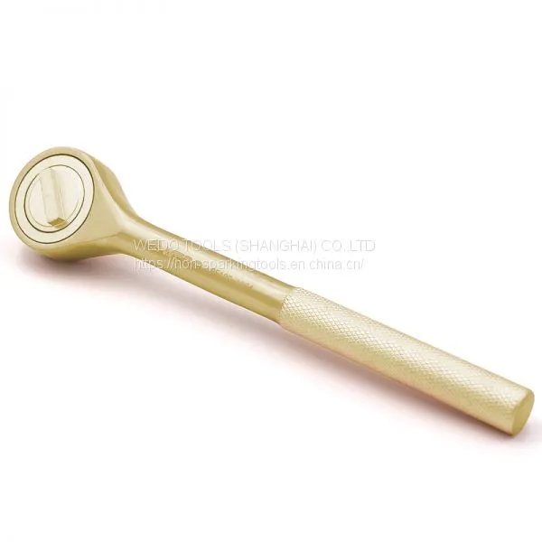 WEDO Non Sparking Aluminium DIN3122 Bronze Ratchet Wrench photo-5