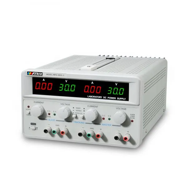 MPS-3003L-3/ 3005-3L-3 30В 3А, 30В 5А Матричный трехканальный линейный источник постоянного тока