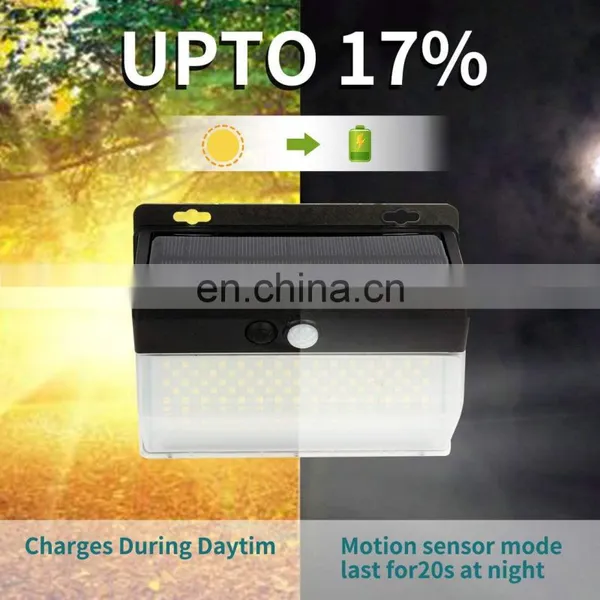 206 LEDsuper Bright Outdoor IP65waterproof Sensor Solar Light for Garden photo-3