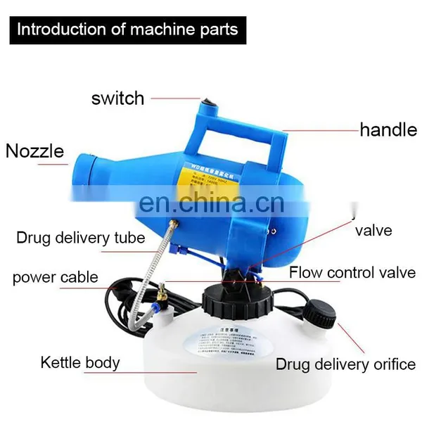 Mini Fog Fogging Machine Sprayer Electric Thermal Fogging Machine Portable photo-5